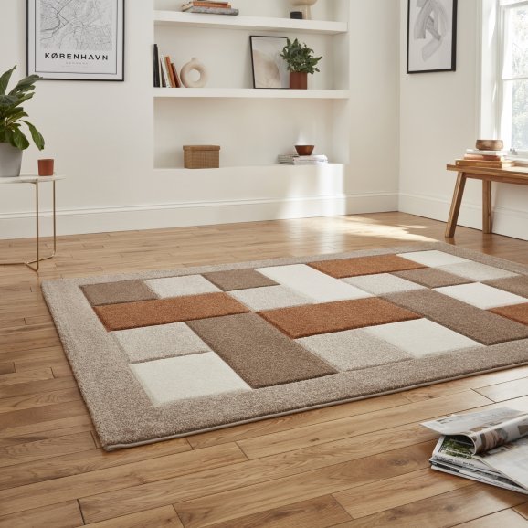 Brooklyn BRK04 Beige/Terra - Healy Furniture & Carpets