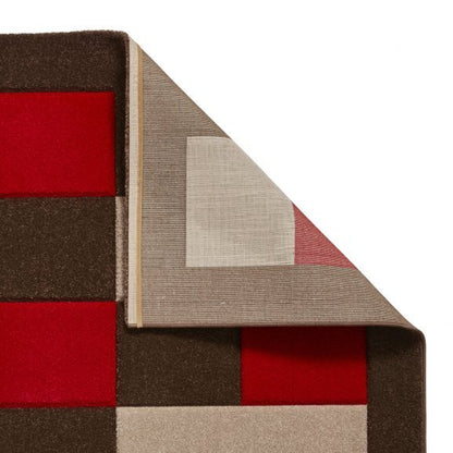 Brooklyn BRK04 Brown/Red - Healy Furniture & Carpets