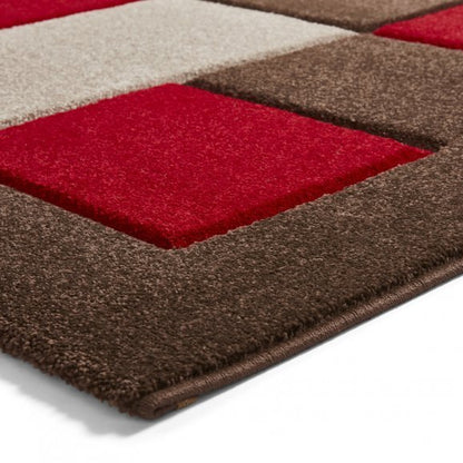 Brooklyn BRK04 Brown/Red - Healy Furniture & Carpets