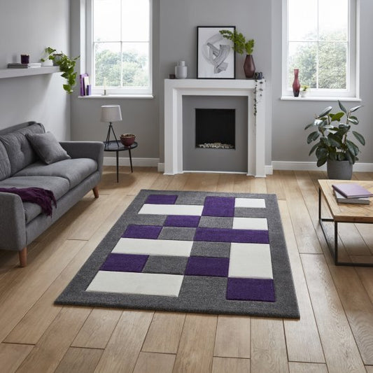 Brooklyn BRK04 Grey/Purple - Healy Furniture & Carpets