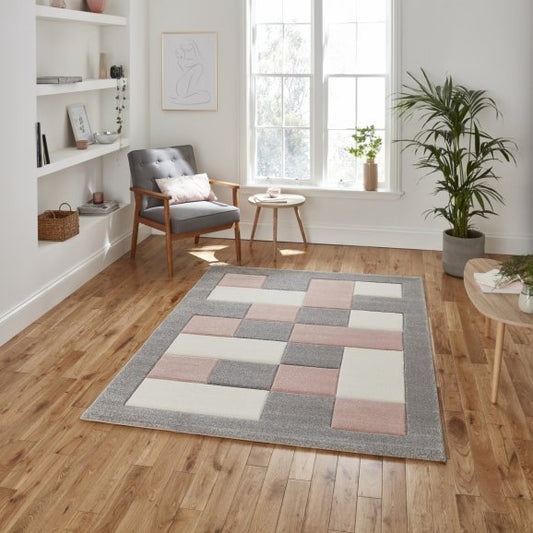 Brooklyn BRK04 Grey/Rose - Healy Furniture & Carpets