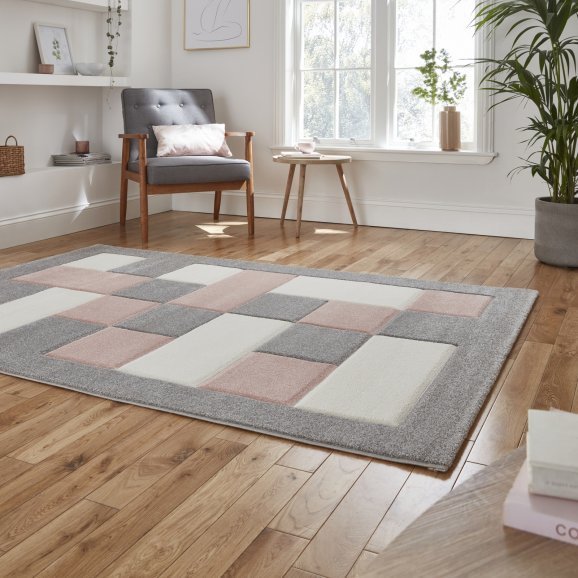 Brooklyn BRK04 Grey/Rose - Healy Furniture & Carpets