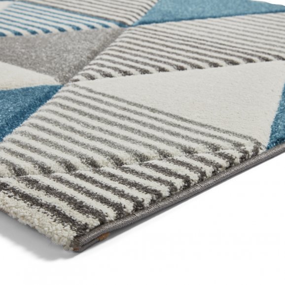 Brooklyn BRK15 Grey/Blue - Healy Furniture & Carpets