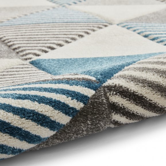 Brooklyn BRK15 Grey/Blue - Healy Furniture & Carpets