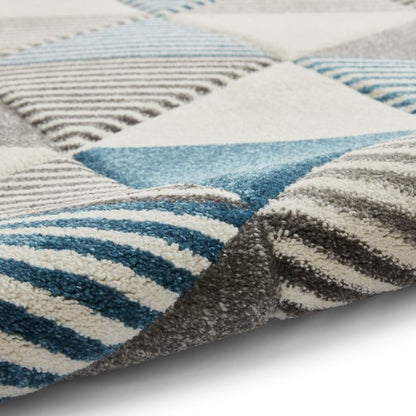 Brooklyn BRK15 Grey/Blue - Healy Furniture & Carpets
