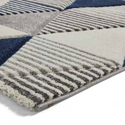 Brooklyn BRK15 Grey/Navy - Healy Furniture & Carpets