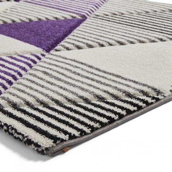 Brooklyn BRK15 Grey/Purple - Healy Furniture & Carpets