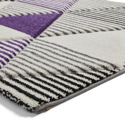 Brooklyn BRK15 Grey/Purple - Healy Furniture & Carpets