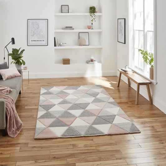 Brooklyn BRK15 Grey/Rose - Healy Furniture & Carpets
