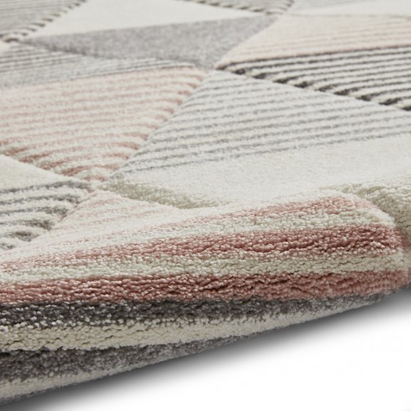 Brooklyn BRK15 Grey/Rose - Healy Furniture & Carpets
