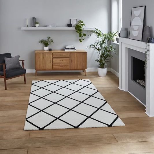 Brooklyn BRK35 Cream/Black - Healy Furniture & Carpets