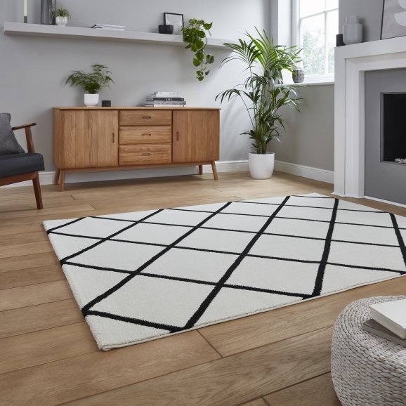 Brooklyn BRK35 Cream/Black - Healy Furniture & Carpets