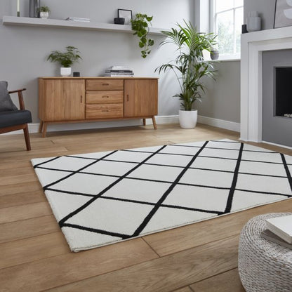Brooklyn BRK35 Cream/Black - Healy Furniture & Carpets
