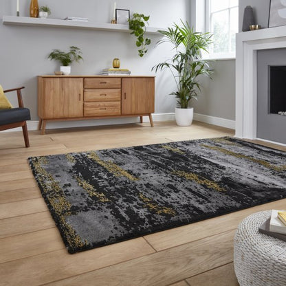 Craft 19788 Black/Gold - Healy Furniture & Carpets