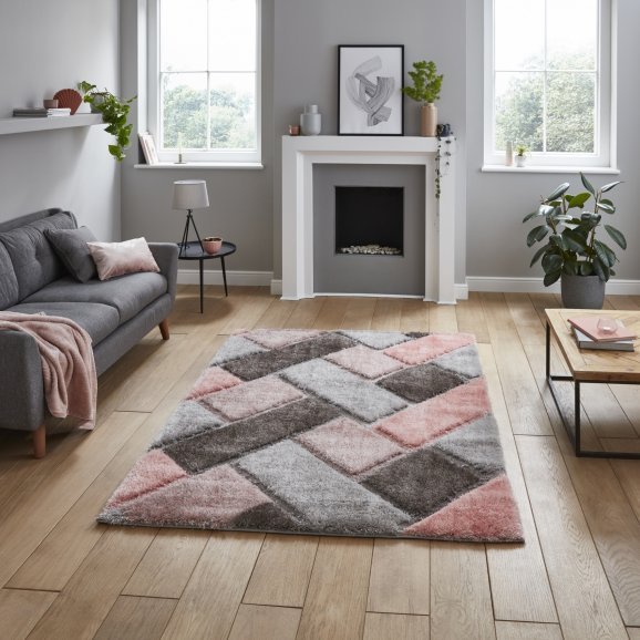 Olympia 2239 Grey/Pink - Healy Furniture & Carpets
