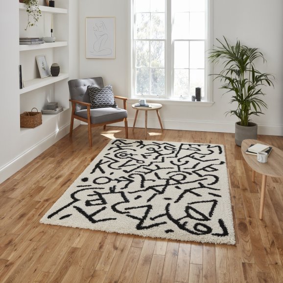 Royal Nomadic A637 White/Black - Healy Furniture & Carpets
