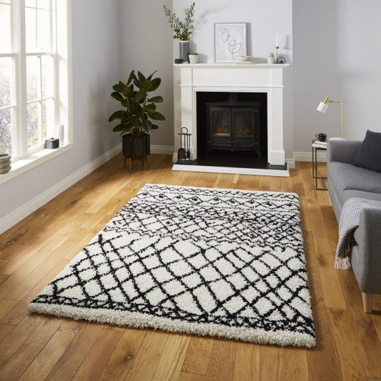 Scandi Berber G274 White/Black - Healy Furniture & Carpets