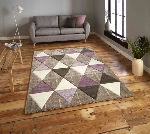 Brooklyn 21896 Beige/Purple - Healy Furniture & Carpets
