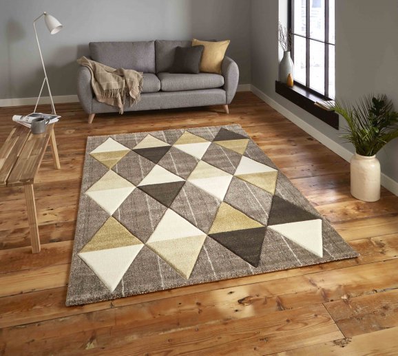 Brooklyn 21896 Beige/Yellow - Healy Furniture & Carpets
