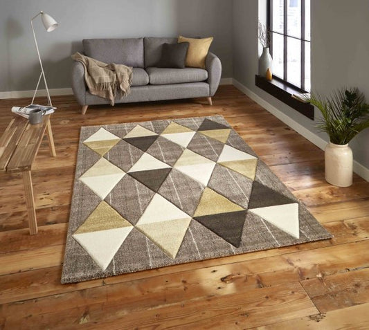 Brooklyn 21896 Beige/Yellow - Healy Furniture & Carpets