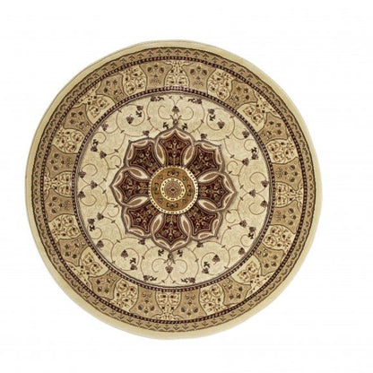 Heritage 4400 Cream/Red Circle - Healy Furniture & Carpets