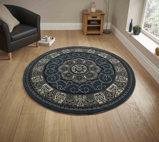 Heritage 4400 Dark Blue Circle - Healy Furniture & Carpets