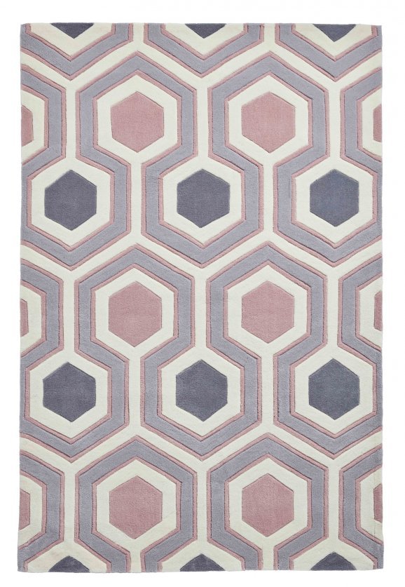 Hong Kong 3661 Grey/Rose - Healy Furniture & Carpets