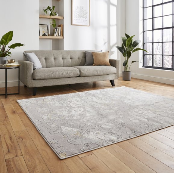 Apollo 2677 Grey/Gold - Healy Furniture & Carpets