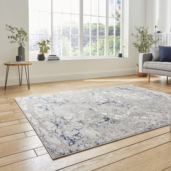 Apollo 2677 Grey/Navy - Healy Furniture & Carpets