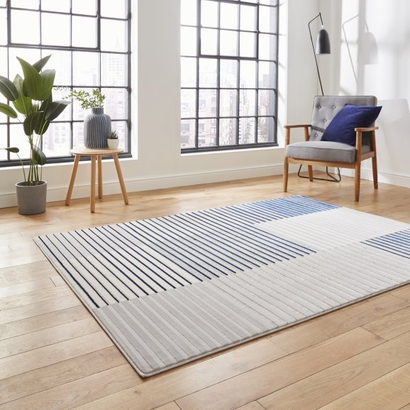 Apollo 2681 Grey/Navy - Healy Furniture & Carpets