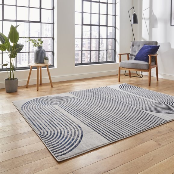 Apollo 2683 Grey/Navy - Healy Furniture & Carpets