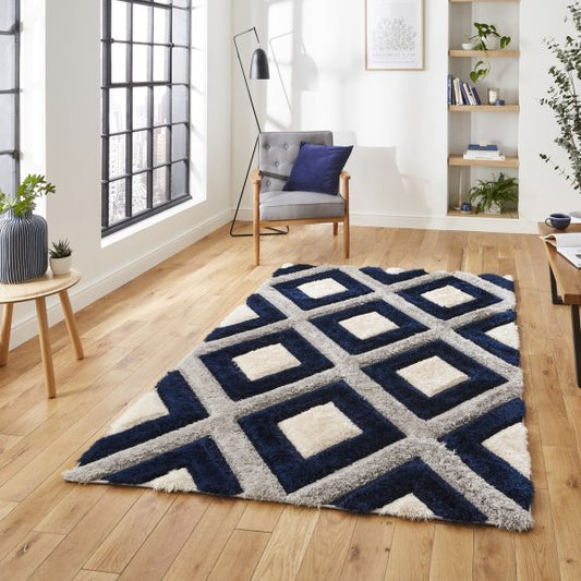 Olympia GR224 Grey/Navy - Healy Furniture & Carpets