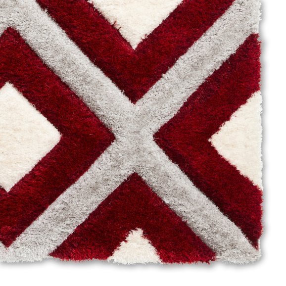 Olympia GR224 Grey/Red - Healy Furniture & Carpets