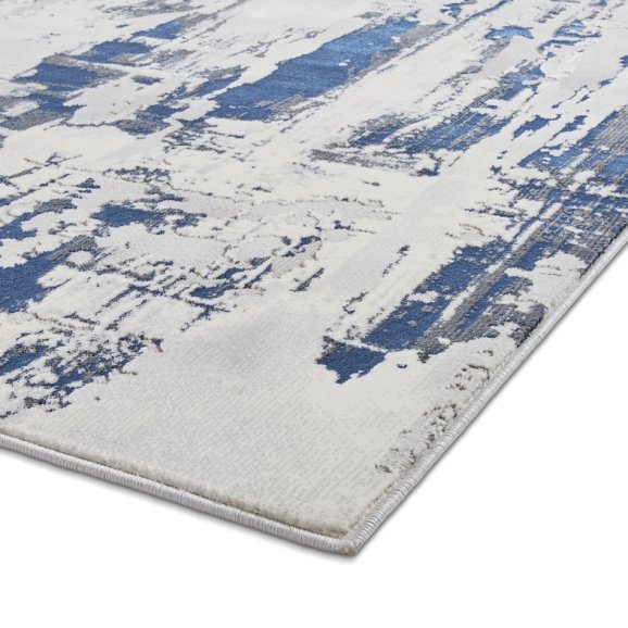 Apollo GR579 Grey/Navy - Healy Furniture & Carpets
