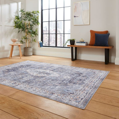 Tabriz H1156 Blue - Healy Furniture & Carpets
