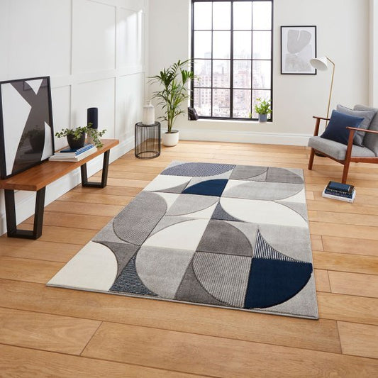 Matrix MT63 Grey/Navy - Healy Furniture & Carpets