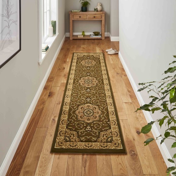 Heritage 4400 Green Runner - Healy Furniture & Carpets