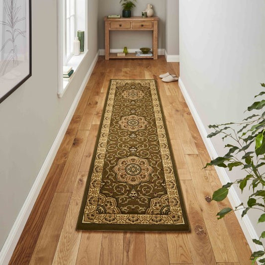 Heritage 4400 Green Runner - Healy Furniture & Carpets