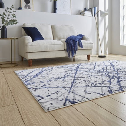 Artemis B8403A Blue/Silver - Healy Furniture & Carpets