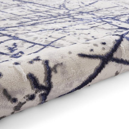 Artemis B8403A Blue/Silver - Healy Furniture & Carpets