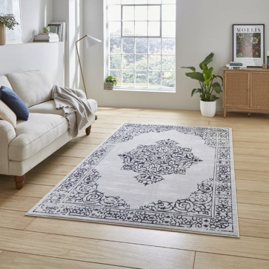 Artemis B9076A Blue/Silver - Healy Furniture & Carpets