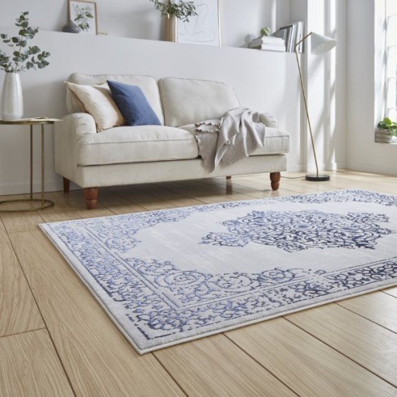 Artemis B9076A Blue/Silver - Healy Furniture & Carpets