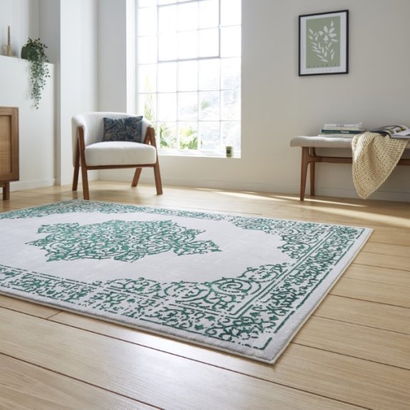 Artemis B9076A Green/Silver - Healy Furniture & Carpets