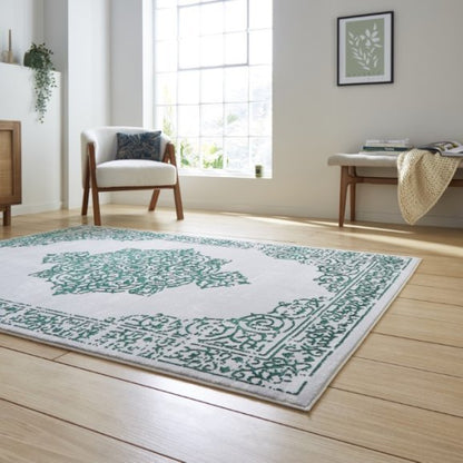 Artemis B9076A Green/Silver - Healy Furniture & Carpets