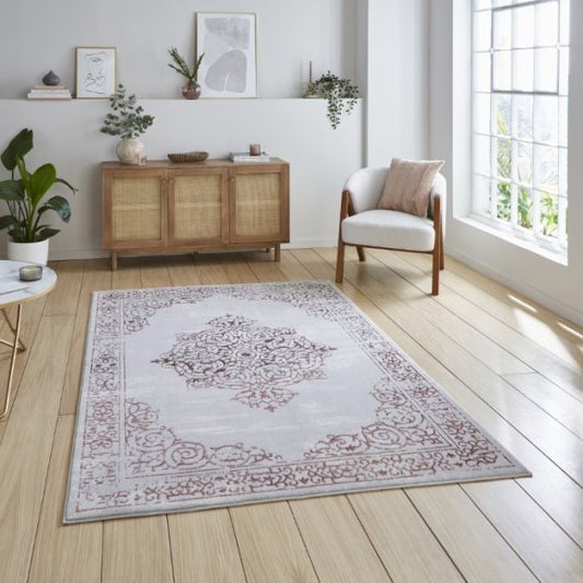 Artemis B9076A Rose/Silver - Healy Furniture & Carpets