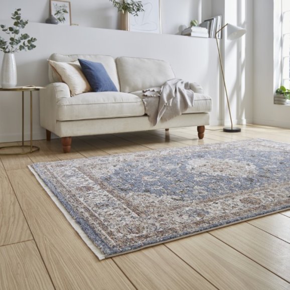 Vintage 35013 Blue/Terracotta - Healy Furniture & Carpets