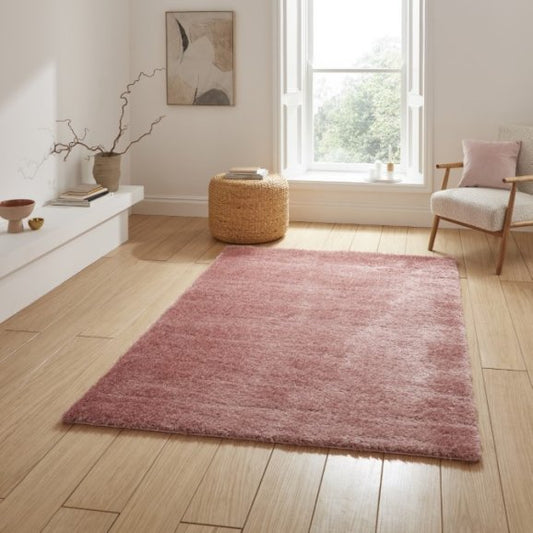 Lux Shaggy Blush - Healy Furniture & Carpets