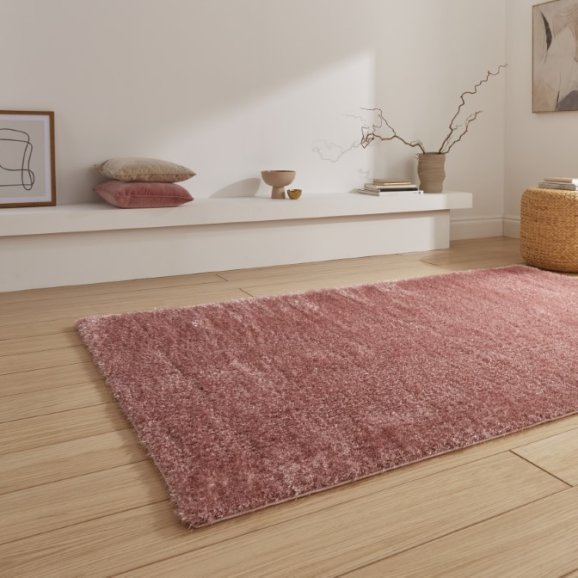Lux Shaggy Blush - Healy Furniture & Carpets