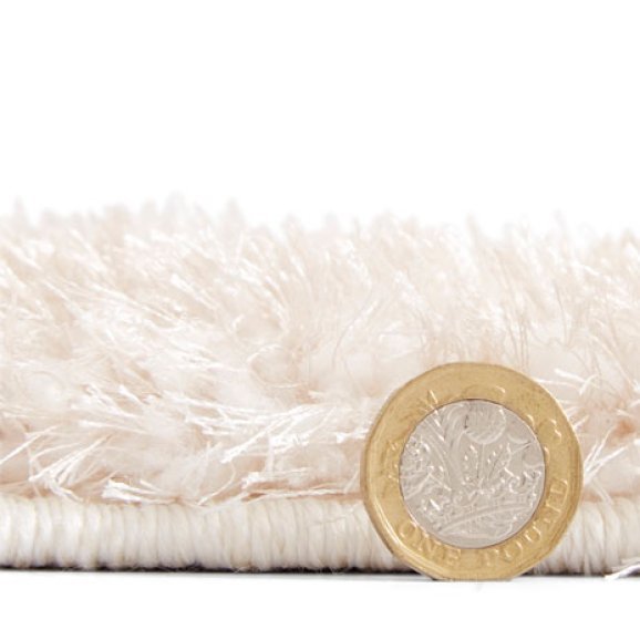 Lux Shaggy Cream - Healy Furniture & Carpets