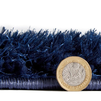 Lux Shaggy Navy - Healy Furniture & Carpets